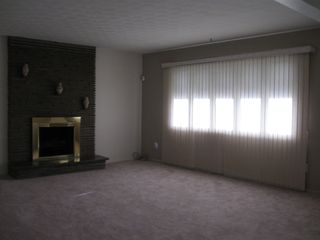 Large Livingroom with new carpets and fireplace
