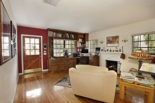 Living Room With Wood Burning Fireplace