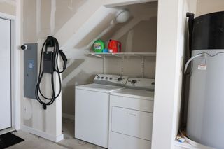 Washer and Dryer with built-in shelving