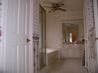 The master bath is large and the trim and woodwork is fantastic. This is quality!