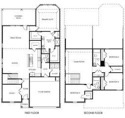 The Woodside (456) Plan in Prairie Winds - Boulevard Collection, Hutto, TX 78634