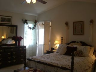 Master Bed-vaulted ceilings