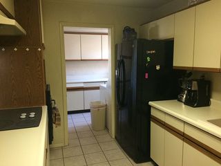 Kitchen with bar seating
