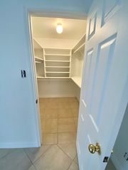 Master walk in closet