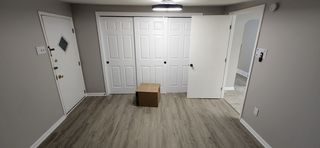 Large master closet with 3 doors