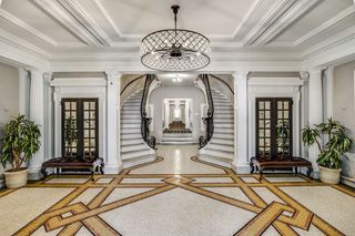 Lobby area with grand staircase