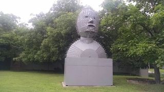 Trinity TX Pin head statue