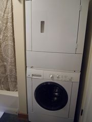 Private, in-unit washer/dryer.