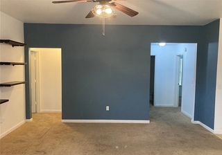 Side view of living room