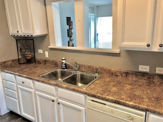 Kitchen with new paint. Gas stove too!