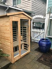 Backyard sauna