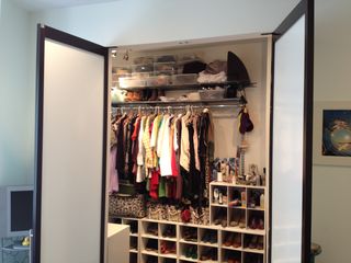 Master walk-in closet