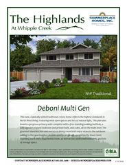 The Deboni Multigenerational Plan in The Highlands at Whipple Creek, Ridgefield, WA 98642