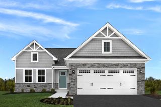 Eden Cay Ranch w/ Included Basement Plan in Grande Reserve Ranch Homes, Yorkville, IL 60560