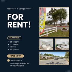 125 College Ave #D8, Shelby, NC 28152
