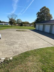 Side view of yard
