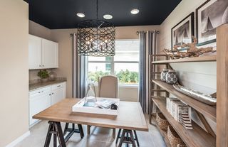 Model Representation Den with french doors