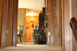 View from top basement stair