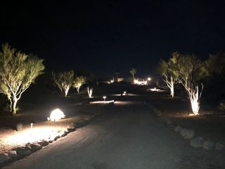 Driveway up to house