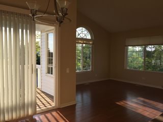 Living/dining room view from breakfast bar.