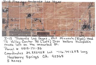 33 Valley Ctr, Newberry Springs, CA 92365