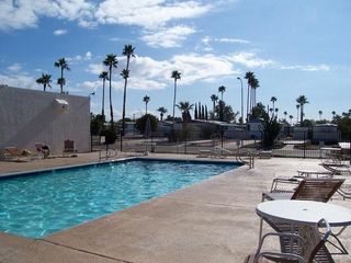 Heated pool and spa