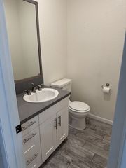 Half-bath adjacent to kitchen