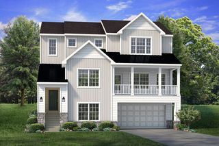 Whitehall Plan in Ridings at Parkland, Schnecksville, PA 18078