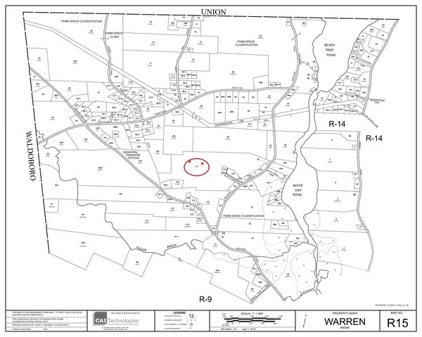 Map R15 Lot 41 Black Swan Lane, Warren, ME 04864
