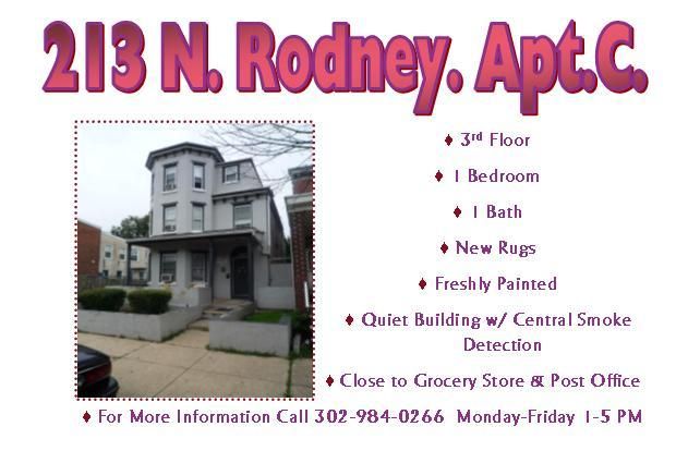 213 N  Rodney St   #3, Wilmington, DE 19805