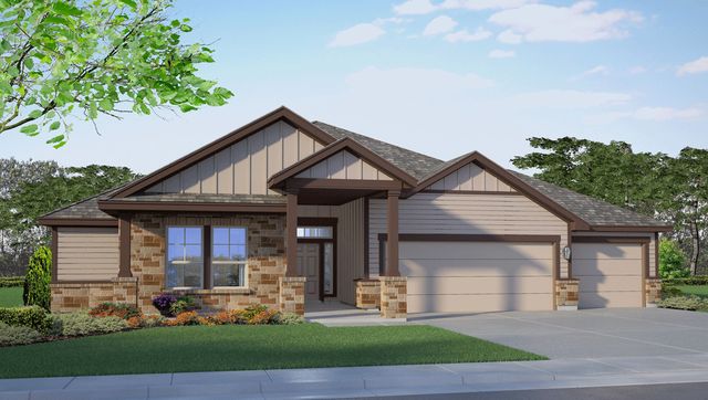 The Sierra Plan in Delaware Springs, Burnet, TX 78611