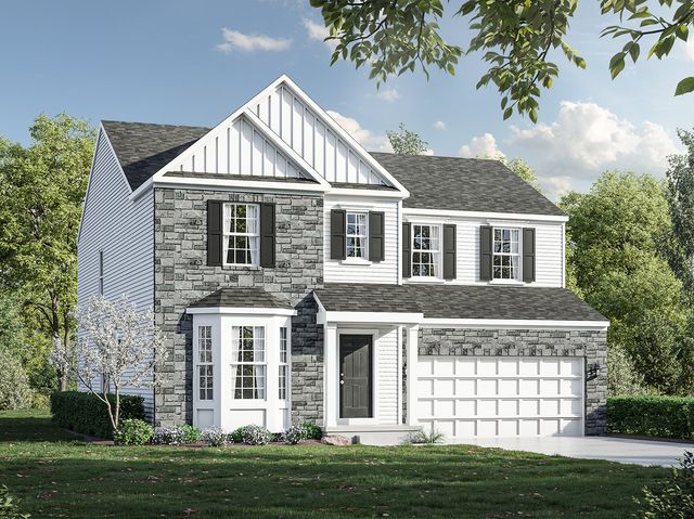 Richmond Plan in Winterbrooke Place, Lewis Center, OH 43035
