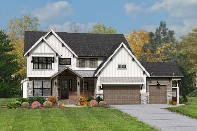 The Parker IV Plan in Reserves of Dunmoor Estates by DJK Homes, Plainfield, IL 60585