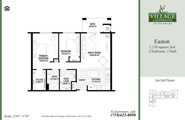Easton Plan in Village Cooperative of Ute Valley (Active Adults 55+), Colorado Springs, CO 80919