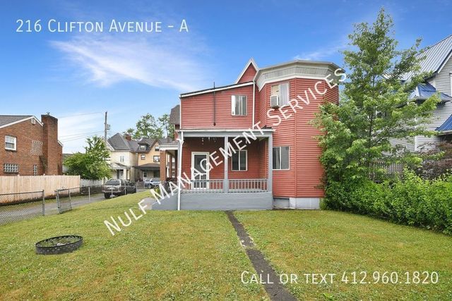 216 Clifton Ave  #A, Pittsburgh, PA 15215
