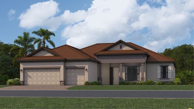 Oakmont II Plan in Verdana Village : Estate Homes, Estero, FL 33928