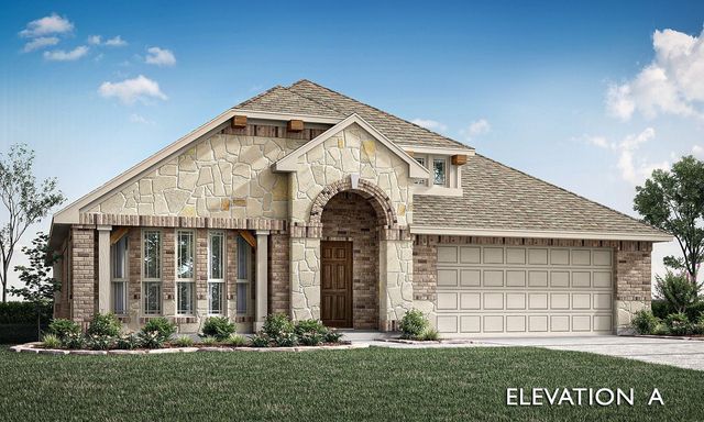 Hawthorne Plan in Sunset Ridge, Alvarado, TX 76009