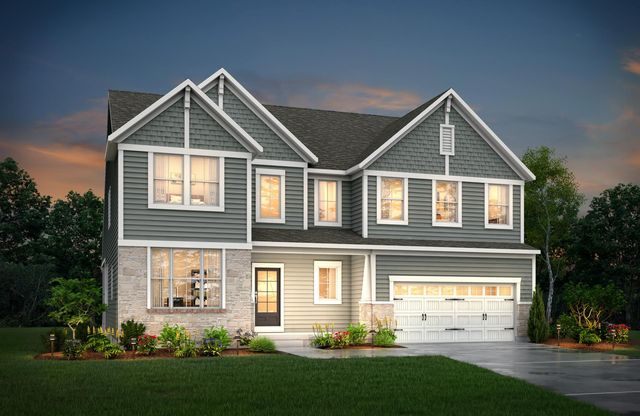 HOLLISTER Plan in The Preserve at Meadow View, Brunswick, OH 44212