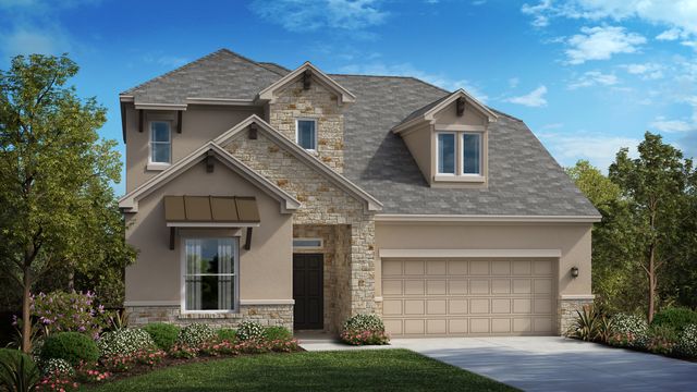 Kinney Plan in The Grove at Vintage Oaks, New Braunfels, TX 78132