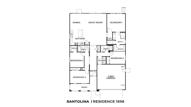 Residence 1898 Plan in Santolina, Victorville, CA 92394