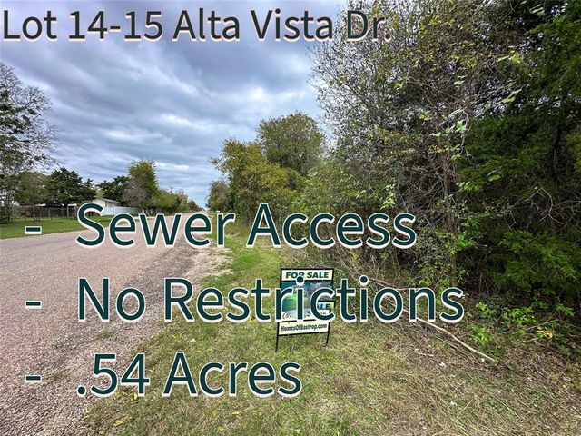 Lot 14 Alta Vista Dr #14, Bastrop, TX 78602