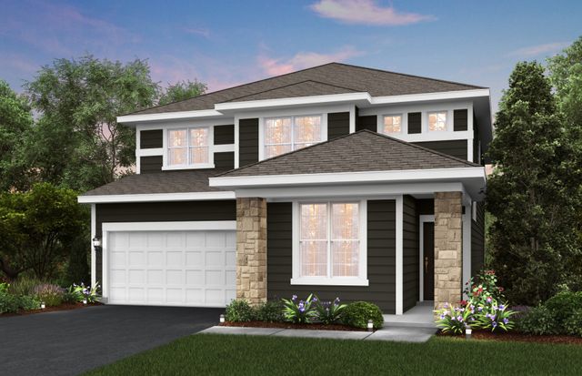 Park Place with Basement Plan in The Grove at Beulah Park, Grove City, OH 43123