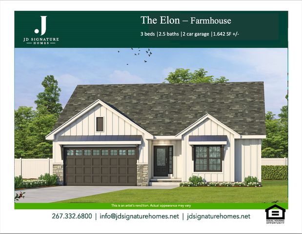 The Elon Plan in The Reserve at Ashewood, Hampstead, NC 28443