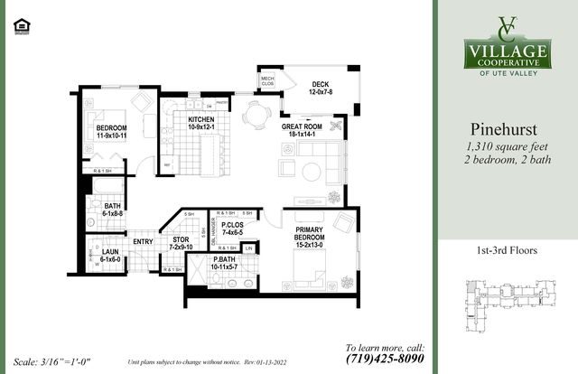 Pinehurst Plan in Village Cooperative of Ute Valley (Active Adults 62+), Colorado Springs, CO 80919