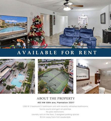 403 NW 68th Ave #218, Fort Lauderdale, FL 33317