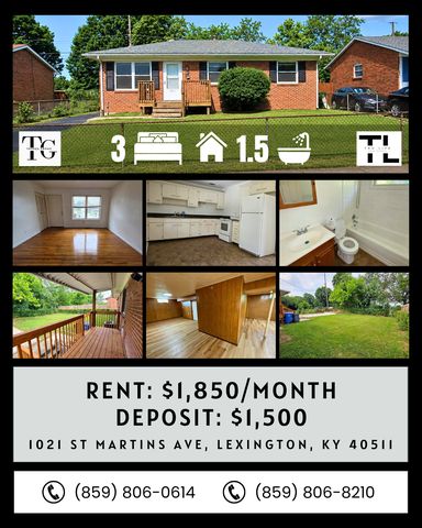 1021 Saint Martins Ave, Lexington, KY 40511