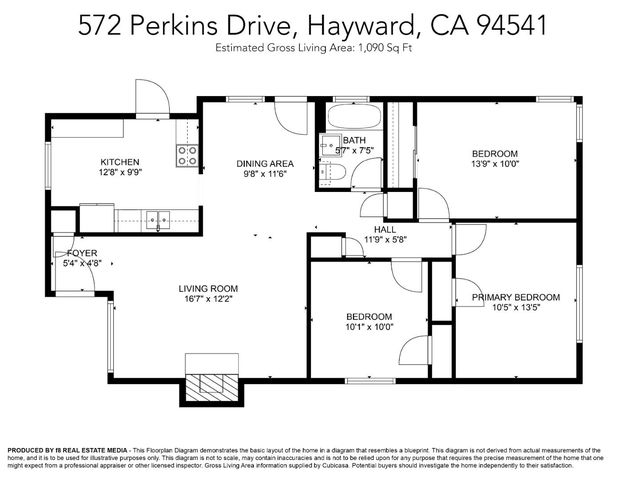 572 Perkins Dr, Hayward, CA 94541
