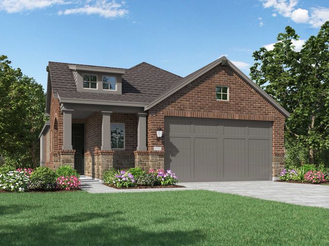 Plan Carlton in Grand Central Park: 40ft. lots, Conroe, TX 77304