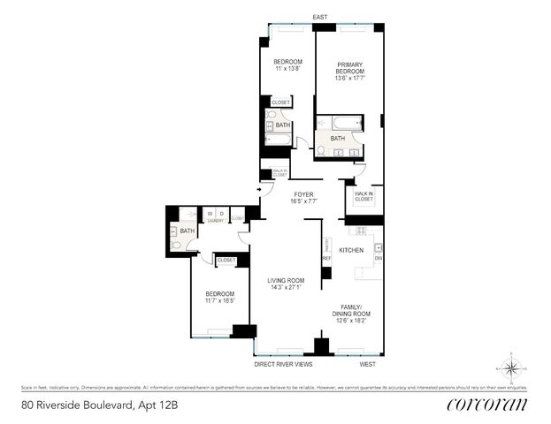 80 Riverside Blvd #12B, New York, NY 10069