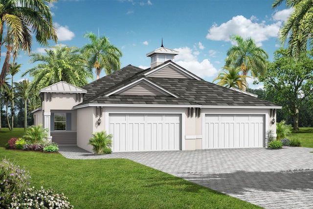 Sanibel Villa Home Plan in Watercolor Place Villas, Bradenton, FL 34212